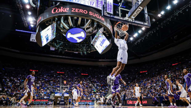 BYU Basketball Kansas State Jaxson Robinson